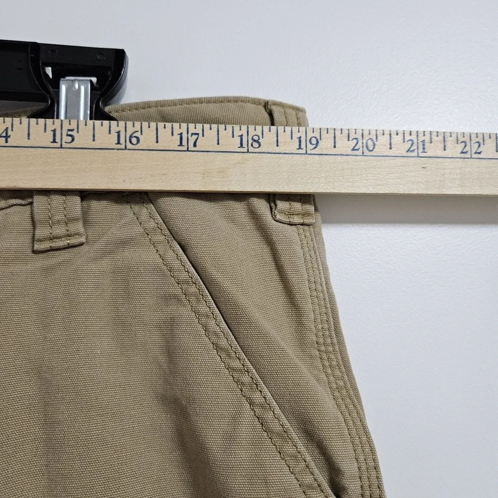 Carhartt Work Pant Mens 40x32 Tan Rugged Flex Relaxed Fit Canvas Outdoor Blemish
